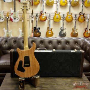 PRS Wood Library Flame 10 Top Custom 24 Korina Neck Ebony Fingerboard Natural - Image 13