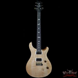 PRS Wood Library Flame 10 Top Custom 24 Korina Neck Ebony Fingerboard Natural - Image 4
