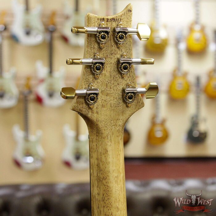 PRS Wood Library Flame 10 Top Custom 24 Korina Neck Ebony Fingerboard Natural - Image 9