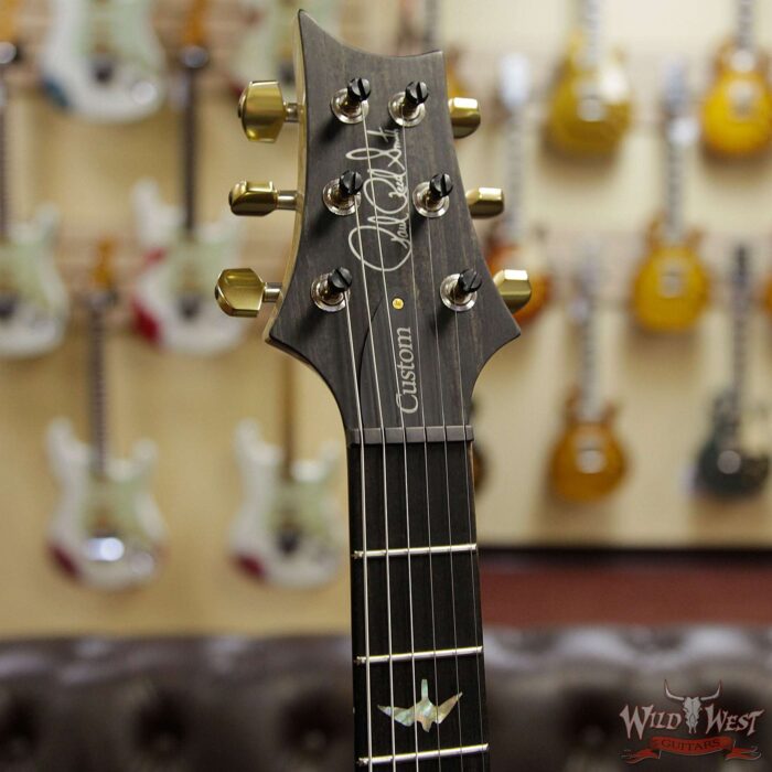 PRS Wood Library Flame 10 Top Custom 24 Korina Neck Ebony Fingerboard Natural - Image 7