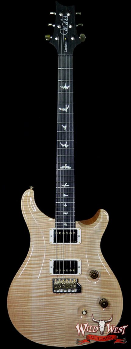 PRS Wood Library Flame 10 Top Custom 24 Korina Neck Ebony Fingerboard Natural