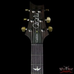 PRS Wood Library Flame 10 Top Custom 24 Semi Hollow Brazilian Rosewood Board Charcoal Green Burst - Image 8