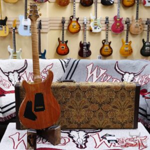 Paul Reed Smith Wood Library 10 Top Custom 24-08 Roasted Flame Maple Neck Brazilian Rosewood Board Grey Black Fade - Image 9