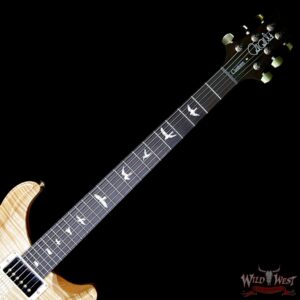 PRS Wood Library 10 Top Custom 24-08 Flame Maple Top Brazilian Rosewood Fingerboard Natural - Image 8