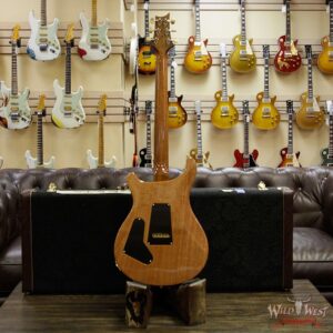 PRS Wood Library 10 Top Custom 24-08 Flame Maple Top Brazilian Rosewood Fingerboard Natural - Image 15