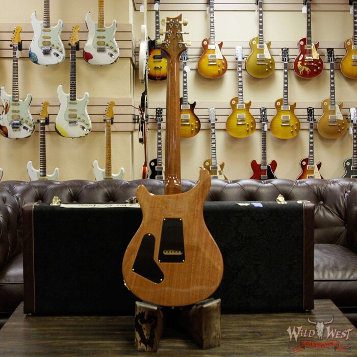PRS Wood Library 10 Top Custom 24-08 Flame Maple Top Brazilian Rosewood Fingerboard Natural - Image 15