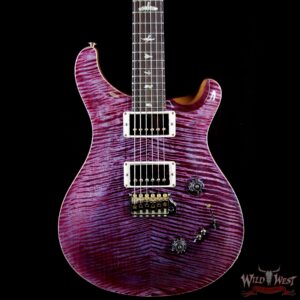 PRS Wood Library 10 Top Custom 24-08 Flame Maple Top Brazilian Rosewood Fingerborad Violet - Image 3