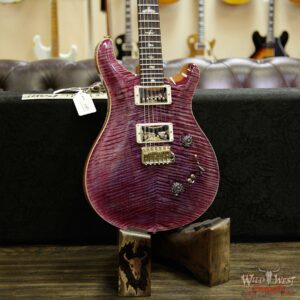 PRS Wood Library 10 Top Custom 24-08 Flame Maple Top Brazilian Rosewood Fingerborad Violet - Image 10