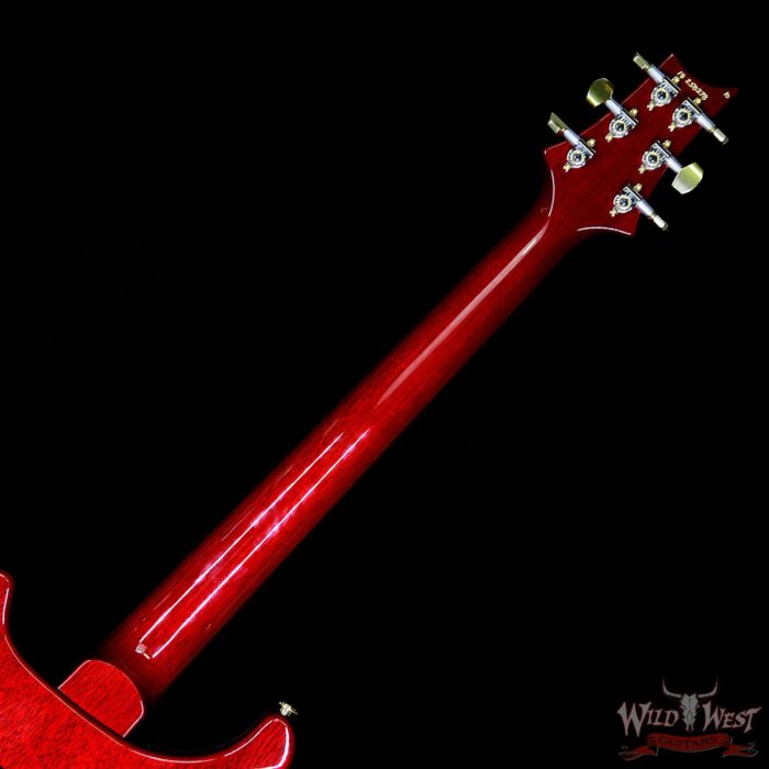 PRS Wood Library 10 Top Custom 24-08 Flame Maple Top Cocobolo Fingerboard Blood Orange - Image 12