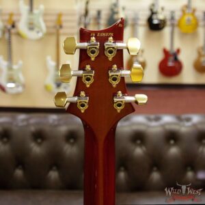 PRS Wood Library 10 Top Custom 24-08 Flame Maple Top Cocobolo Fingerboard Blood Orange - Image 13