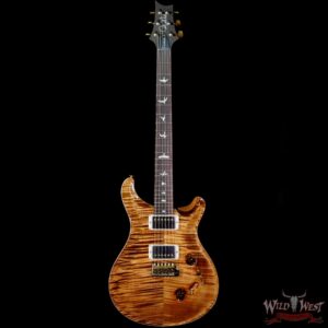 Paul Reed Smith Wood Library 10 Top Custom 24-08 Roasted Flame Maple Neck Brazilian Rosewood Board Copperhead - Image 3