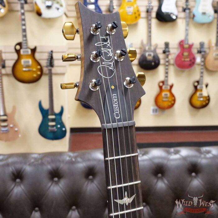 Paul Reed Smith Wood Library 10 Top Custom 24-08 Roasted Flame Maple Neck Brazilian Rosewood Board Copperhead - Image 7