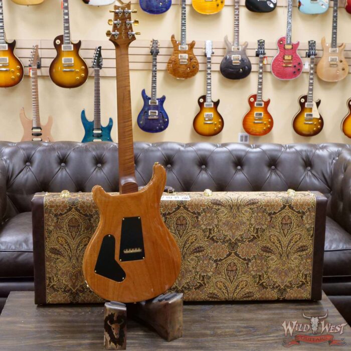 Paul Reed Smith Wood Library 10 Top Custom 24-08 Roasted Flame Maple Neck Brazilian Rosewood Board Blue Fade - Image 9