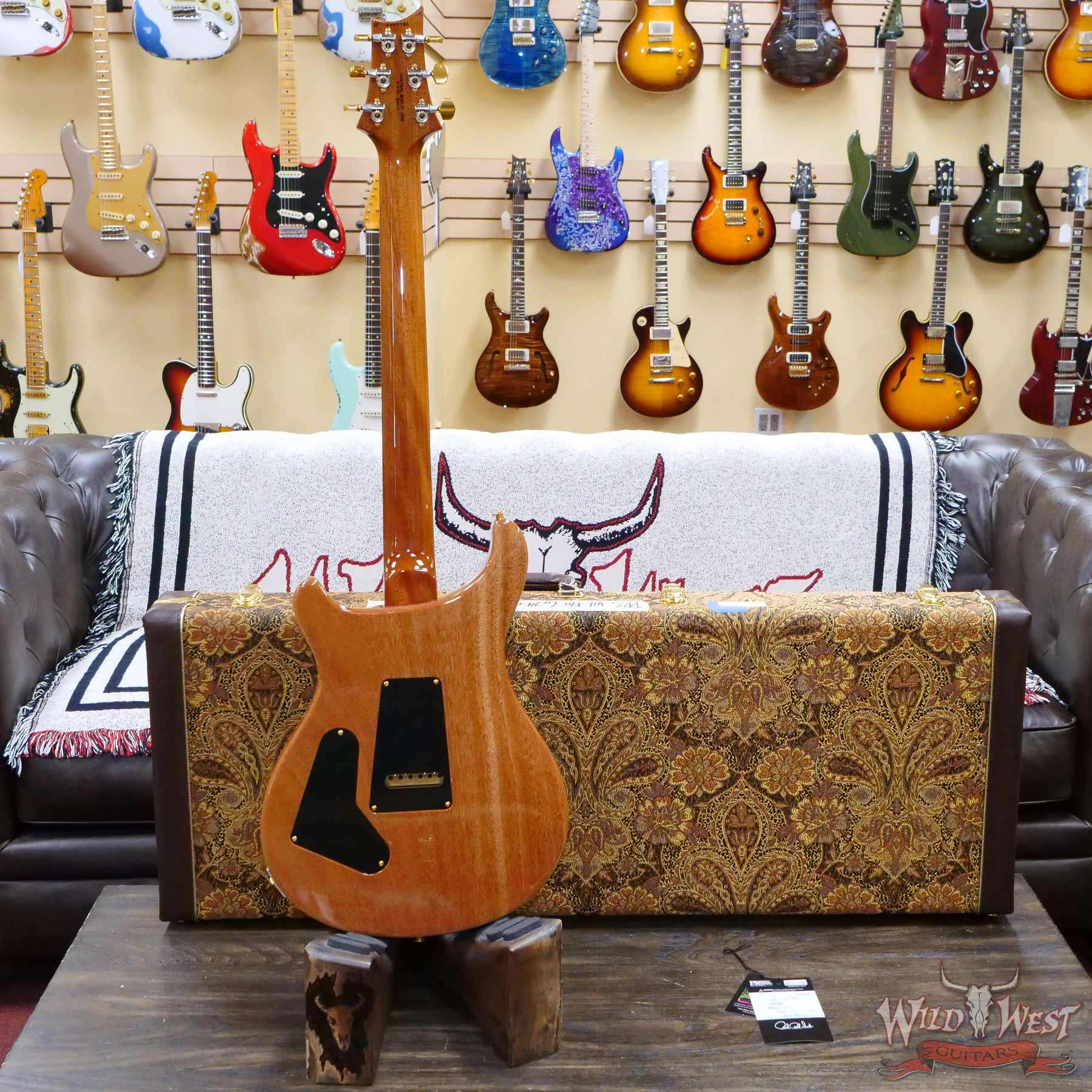 prs-wl-f10-cu2408-greenfade-339782-d4__wwg.jpg Paul Reed Smith PRS Wood Library 10 Top Custom 24-08 Brazilian Rosewood Board Green Fade - Image 9