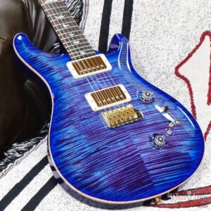 Paul Reed Smith PRS Wood Library 10 Top Custom 24-08 Brazilian Rosewood Board Violet Blue Burst - Image 7