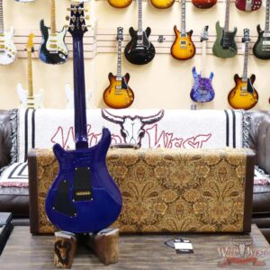 Paul Reed Smith PRS Wood Library 10 Top Custom 24-08 Brazilian Rosewood Board Violet Blue Burst - Image 8