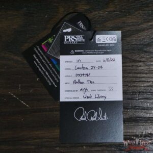 Paul Reed Smith PRS Wood Library 10 Top Custom 24-08 Brazilian Rosewood Board Violet Blue Burst - Image 11