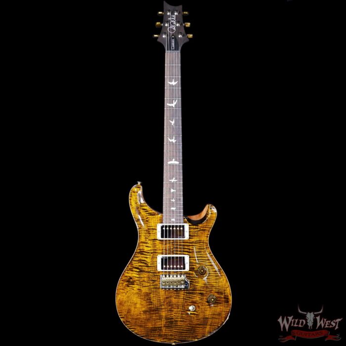 Paul Reed Smith PRS Wood Library 10 Top Custom 24 Brazilian Rosewood Fingerboard Yellow Tiger 7.50 LBS (US Only / No International Shipping) - Image 3