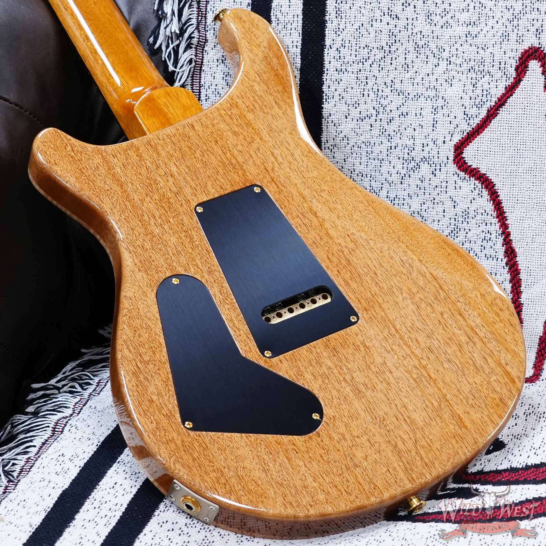prs-wl-f10-cu24b-372314-d6__wwg.jpg Paul Reed Smith PRS Wood Library 10 Top Custom 24 Brazilian Rosewood Fingerboard Yellow Tiger 7.50 LBS (US Only / No International Shipping) - Image 11