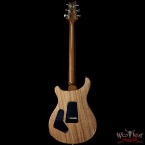 PRS Wood Library 10 Top Custom 24 Fatback Flame Maple Top Brazilian Rosewood Fingerboard Faded Blue Jean - Image 5