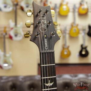 PRS Wood Library 10 Top Custom 24 Fatback Flame Maple Top Brazilian Rosewood Fingerboard Faded Blue Jean - Image 7