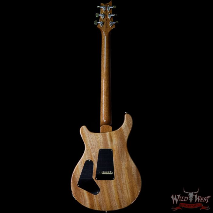 PRS Wood Library 10 Top Custom 24 Fatback Flame Maple Top Brazilian Rosewood Fingerboard Grey Black - Image 5