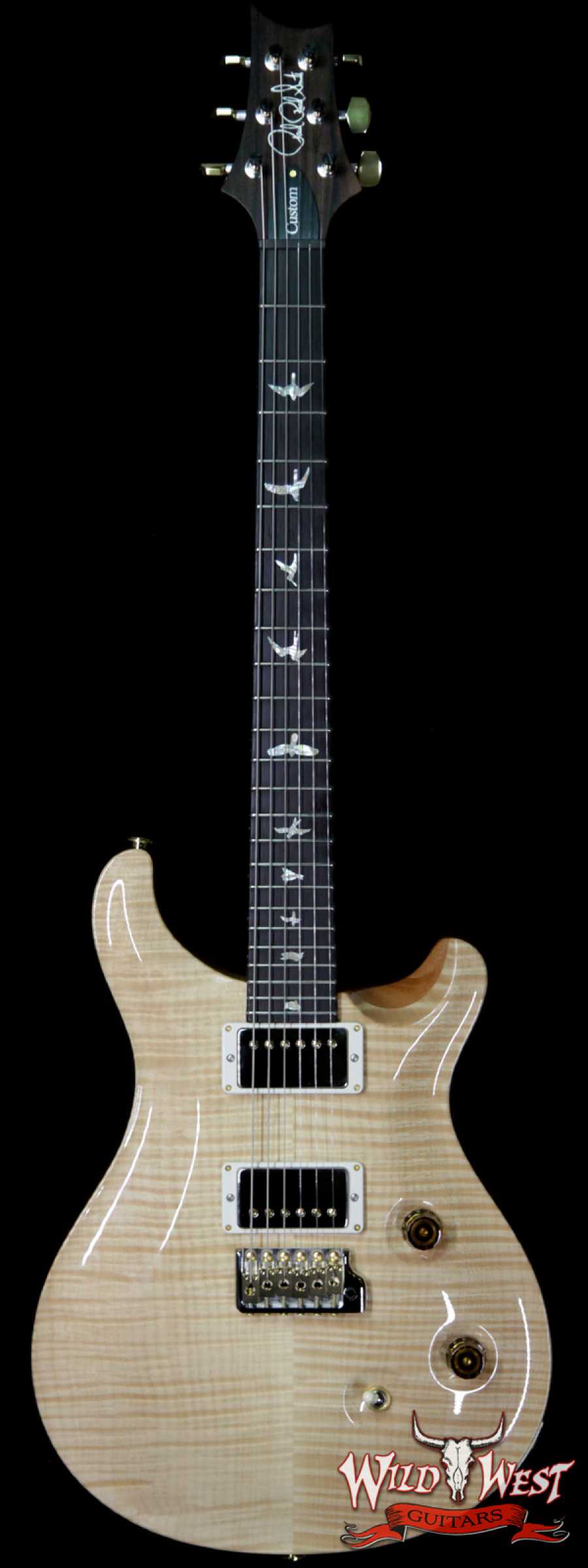 prs-wl-f10-cu24brz-natural-276743-main-2__wwg_large.jpg PRS Wood Library 10 Top Custom 24 Flame Top Brazilian Rosewood Board Natural 6.90 LBS - Image 1