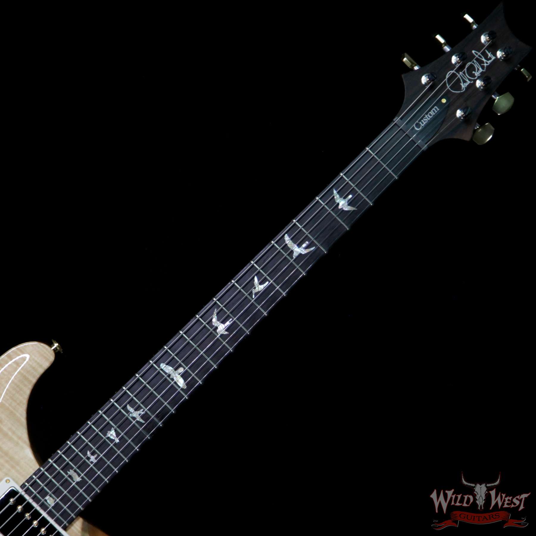 prs-wl-f10-cu24brz-natural-276743-nf__wwg.jpg PRS Wood Library 10 Top Custom 24 Flame Top Brazilian Rosewood Board Natural 6.90 LBS - Image 8