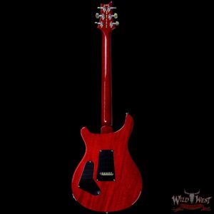 PRS Wood Library 10 Top Custom 24 Fatback Flame Maple Top Brazilian Rosewood Fingerboard Blood Orange - Image 5