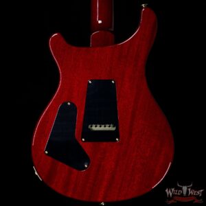 PRS Wood Library 10 Top Custom 24 Fatback Flame Maple Top Brazilian Rosewood Fingerboard Blood Orange - Image 6