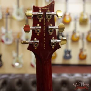 PRS Wood Library 10 Top Custom 24 Fatback Flame Maple Top Brazilian Rosewood Fingerboard Blood Orange - Image 9