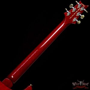 PRS Wood Library 10 Top Custom 24 Fatback Flame Maple Top Brazilian Rosewood Fingerboard Blood Orange - Image 10