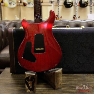 PRS Wood Library 10 Top Custom 24 Semi Hollow Flame Maple Top & Neck Cocobolo Charcoal Cherry Burst - Image 15