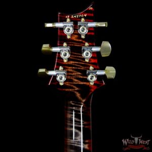 PRS Wood Library 10 Top Custom 24 Semi Hollow Flame Maple Top & Neck Cocobolo Charcoal Cherry Burst - Image 10