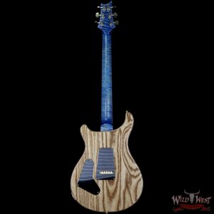 PRS Wood Library 10 Top Custom 24 Semi Hollow Flame Maple Top & Neck Cocobolo Baord Faded Blue Jean - Image 6