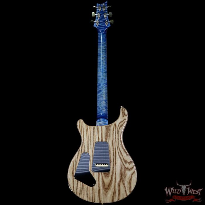 PRS Wood Library 10 Top Custom 24 Semi Hollow Flame Maple Top & Neck Cocobolo Baord Faded Blue Jean - Image 6