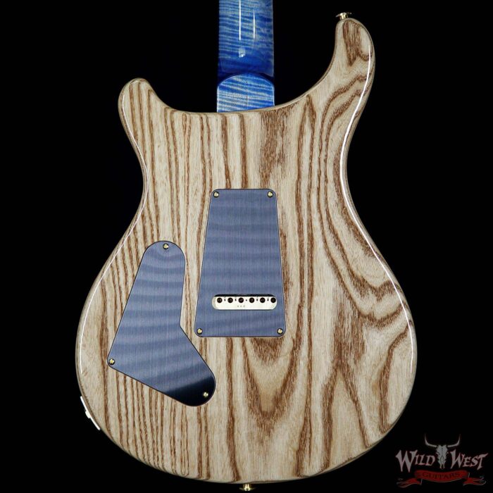 PRS Wood Library 10 Top Custom 24 Semi Hollow Flame Maple Top & Neck Cocobolo Baord Faded Blue Jean - Image 7