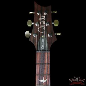 PRS Wood Library 10 Top Custom 24 Semi Hollow Flame Maple Top & Neck Cocobolo Baord Faded Blue Jean - Image 8