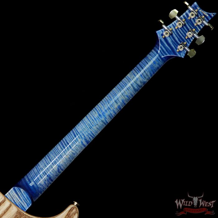 PRS Wood Library 10 Top Custom 24 Semi Hollow Flame Maple Top & Neck Cocobolo Baord Faded Blue Jean - Image 11