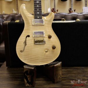 PRS Wood Library 10 Top Custom 24 Semi Hollow Flame Maple Top & Neck Brazilian Rosewood Natural - Image 13
