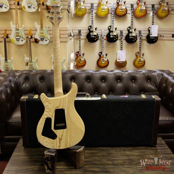 PRS Wood Library 10 Top Custom 24 Semi Hollow Flame Maple Top & Neck Brazilian Rosewood Natural - Image 14