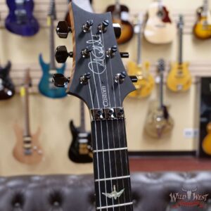 PRS Wood Library 10 Top Custom 24 Floyd Rose Ebony Fingerboard Roasted Flame Maple Neck Orange - Image 7