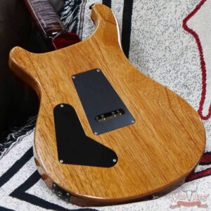 Paul Reed Smith PRS Wood Library 10 Top Custom 24 Floyd Rose Ebony Fingerboard Stained Flame Maple Neck Charcoal Cherry Burst - Image 11
