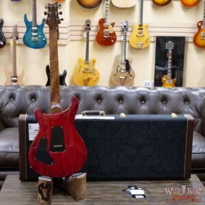 PRS Wood Library 10 Top Custom 24 Floyd Rose Roasted Flame Maple Neck Charcoal Cherry Burst - Image 9