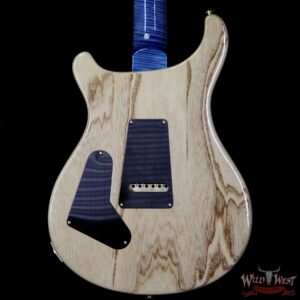 PRS Wood Library 10 Top Custom 24 Semi Hollow Flame Maple Top & Neck Brazilian Rosewood Fretbaord Faded Blue Jean - Image 6