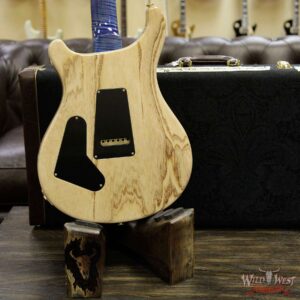 PRS Wood Library 10 Top Custom 24 Semi Hollow Flame Maple Top & Neck Brazilian Rosewood Fretbaord Faded Blue Jean - Image 14