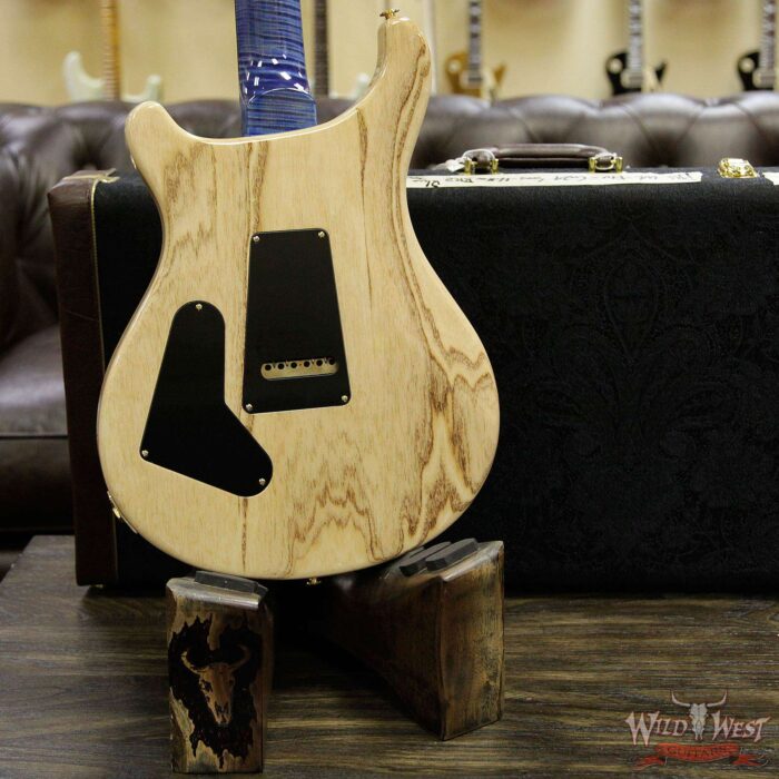 PRS Wood Library 10 Top Custom 24 Semi Hollow Flame Maple Top & Neck Brazilian Rosewood Fretbaord Faded Blue Jean - Image 14