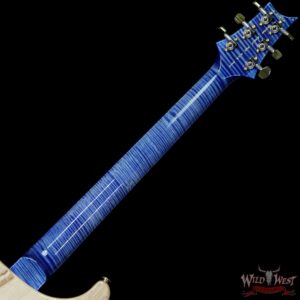 PRS Wood Library 10 Top Custom 24 Semi Hollow Flame Maple Top & Neck Brazilian Rosewood Fretbaord Faded Blue Jean - Image 10
