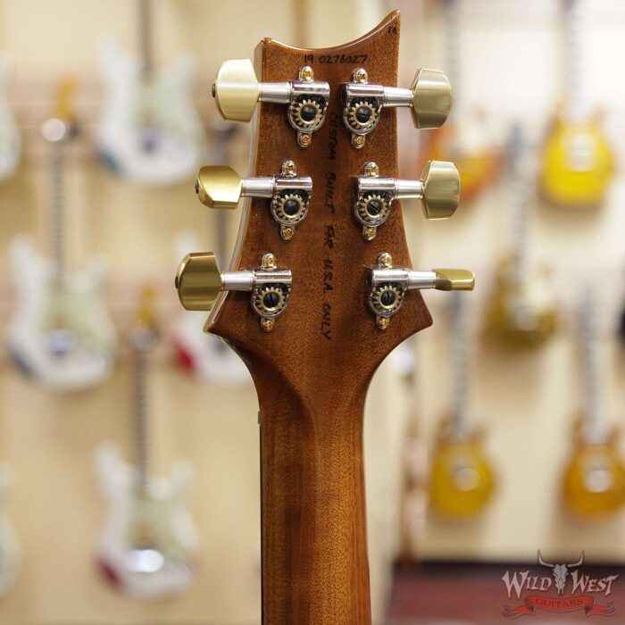 PRS Wood Library 10 Top Custom 24 Flame Maple Top Brazilian Rosewood Fingerboard Bonnie Pink - Image 11
