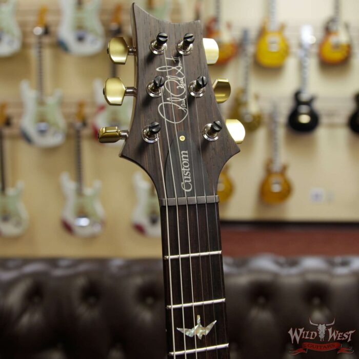 PRS Wood Library 10 Top Custom 24 Flame Maple Top Brazilian Rosewood Fingerboard Bonnie Pink - Image 8